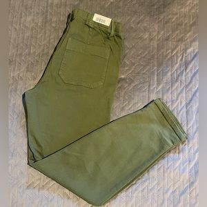 Judy Blue high waist jeans womens‎ size 11/30 green NWT